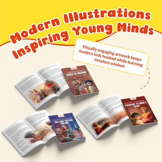 Acharya Series- Shivaji, Ganesha, Vivekanand, Kalam, Arjun