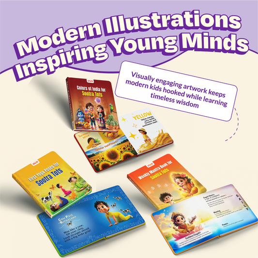 Colors, Yoga Poses & Daily Mantras for Sootra Tots