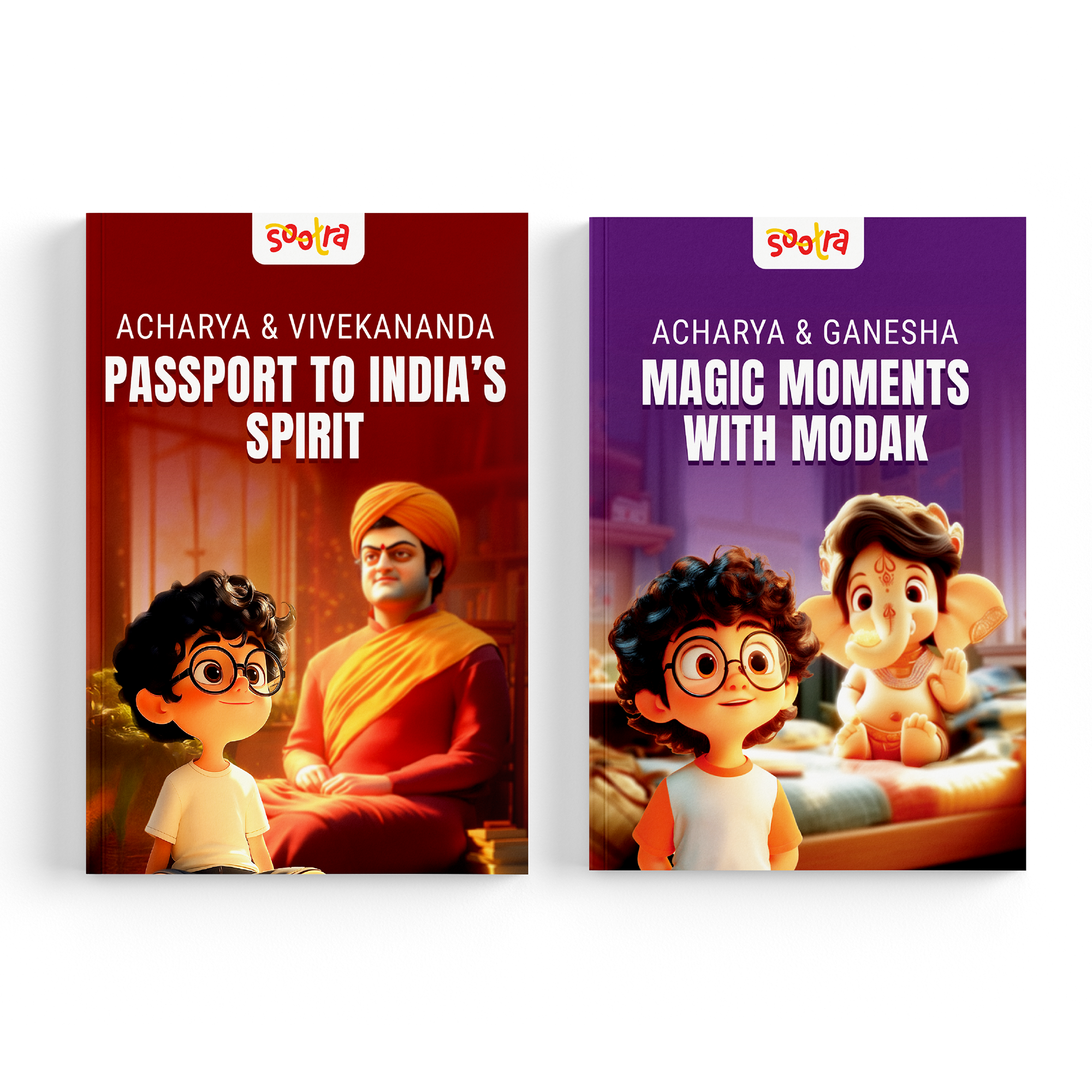 Acharya Vivekanand & Ganesha Combo (2 Books Set) Sootra