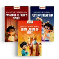 Acharya Vivekanand, Krishna & Gurunanak Combo (3 Books Set)