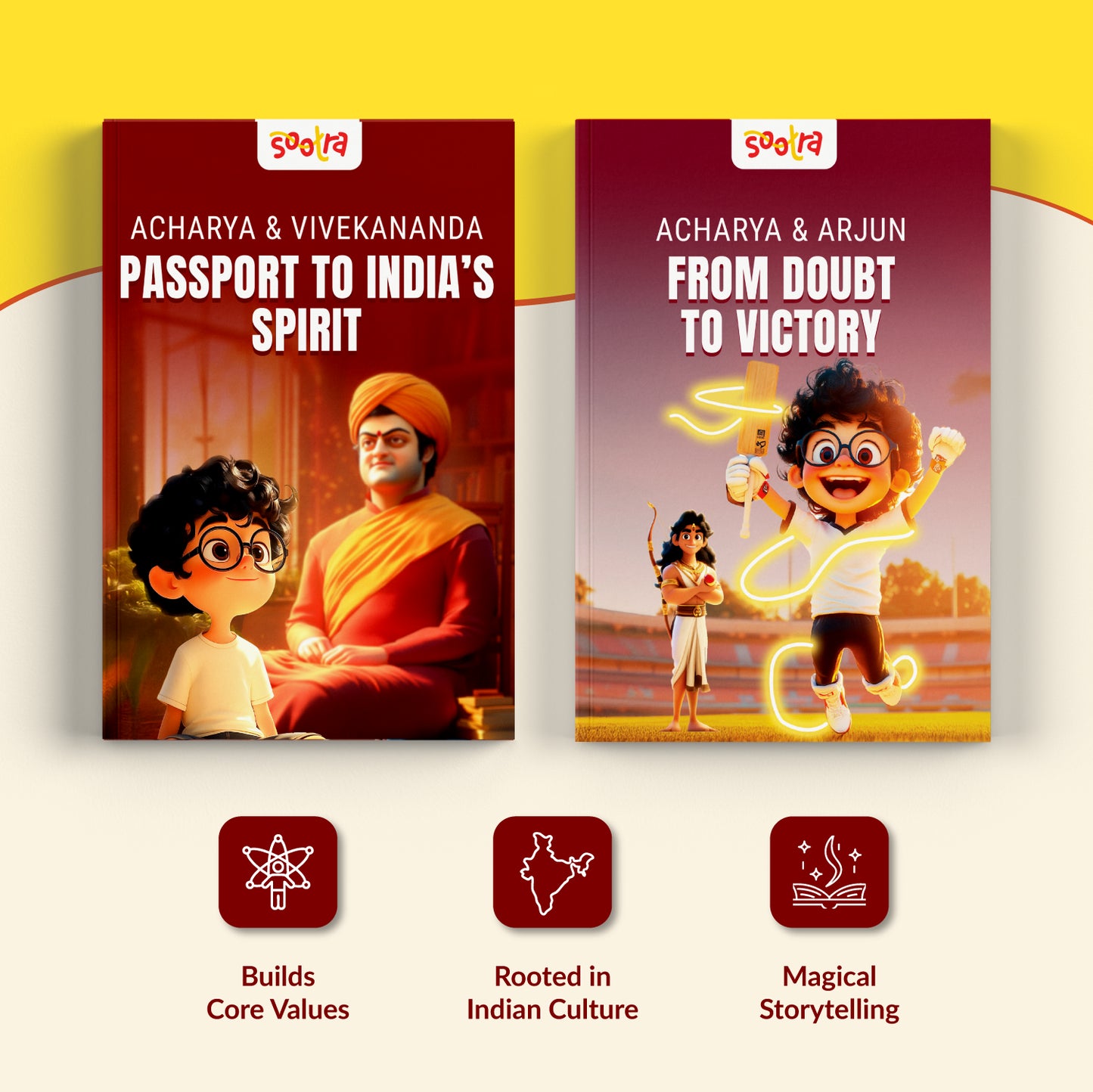 Acharya with Swami Vivekanand & Arjun Combo