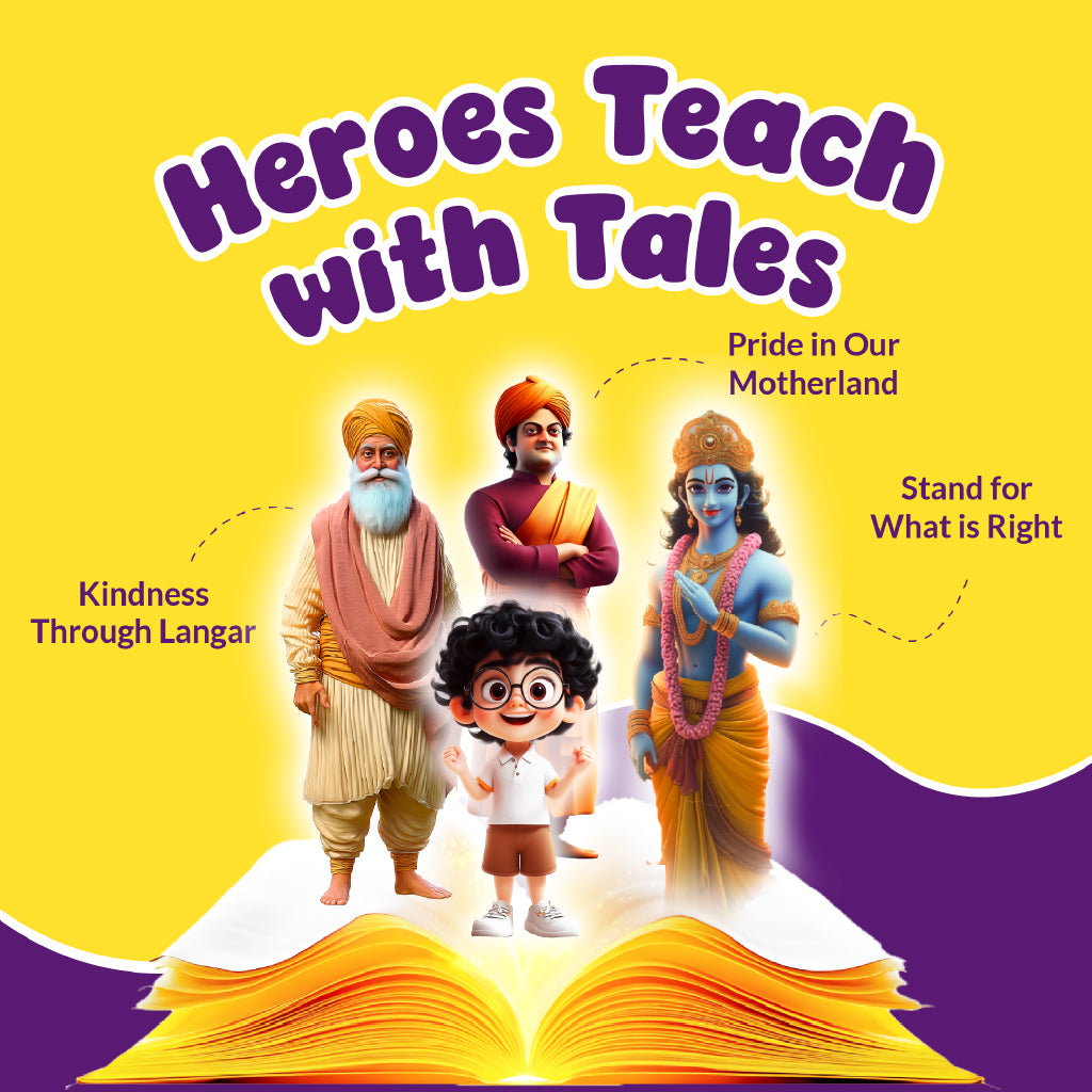 Acharya Vivekanand, Krishna & Gurunanak Combo (3 Books Set)