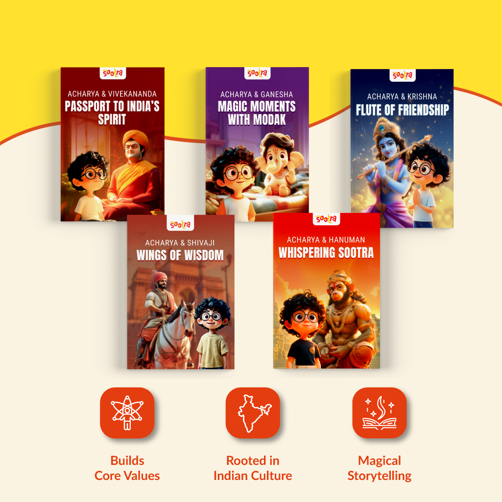 Acharya Series – Pack of 5 Story Books | Shivaji,Krishna, Ganesha, Hanuman &  Swami Vivekananda