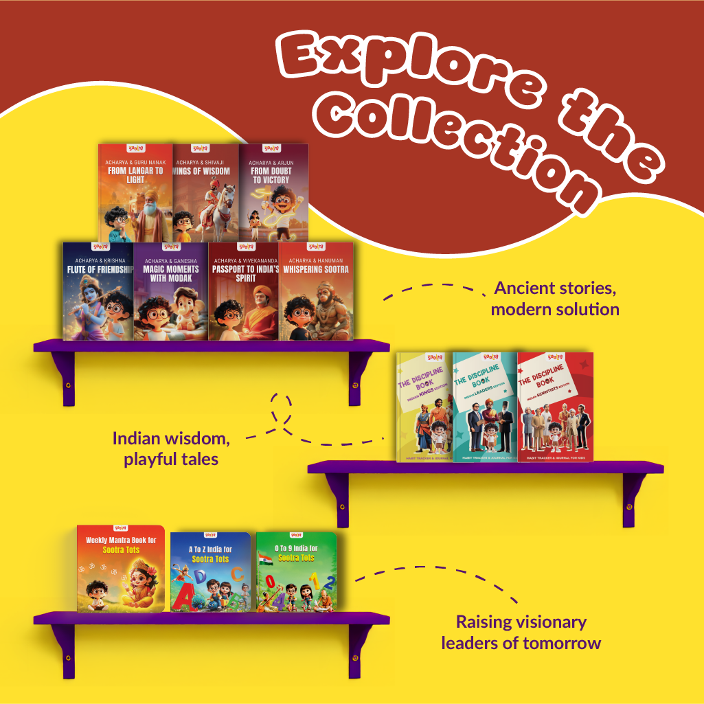 Acharya Series – Pack of 7 Story Books | , Hanuman, Shivaji,Krishna, Arjun, Guru Nanak, Swami Vivekananda & Ganesha
