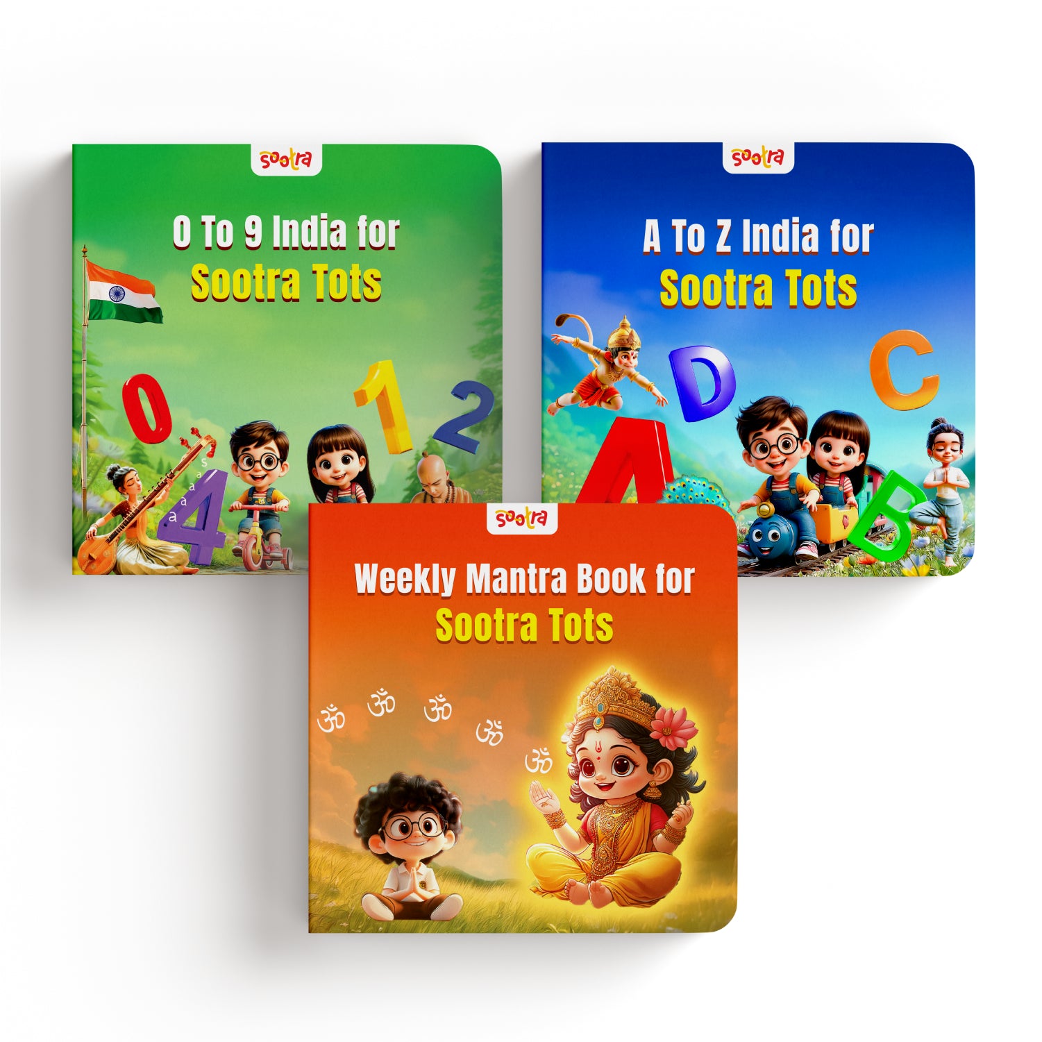 Early Learning & Mantra Trio for Sootra Tots( 3 books set)