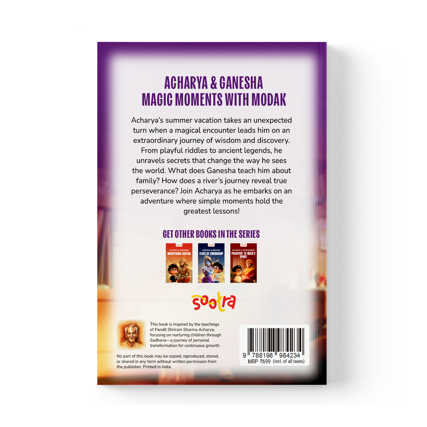 Acharya & Ganesha-Magic Moments with Modak