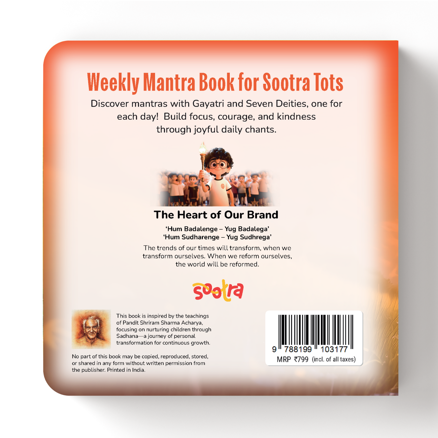 Weekly Mantra Book for Sootra Tots