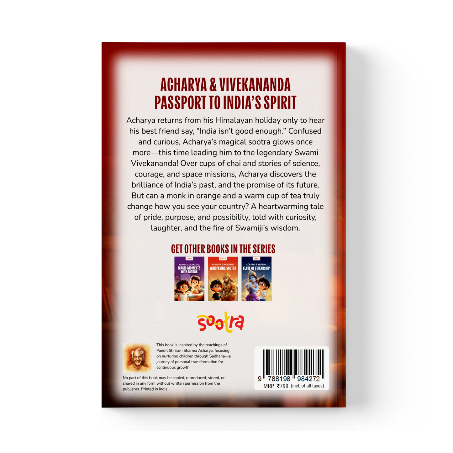 Acharya & Vivekananda-Passport to India's Spirit