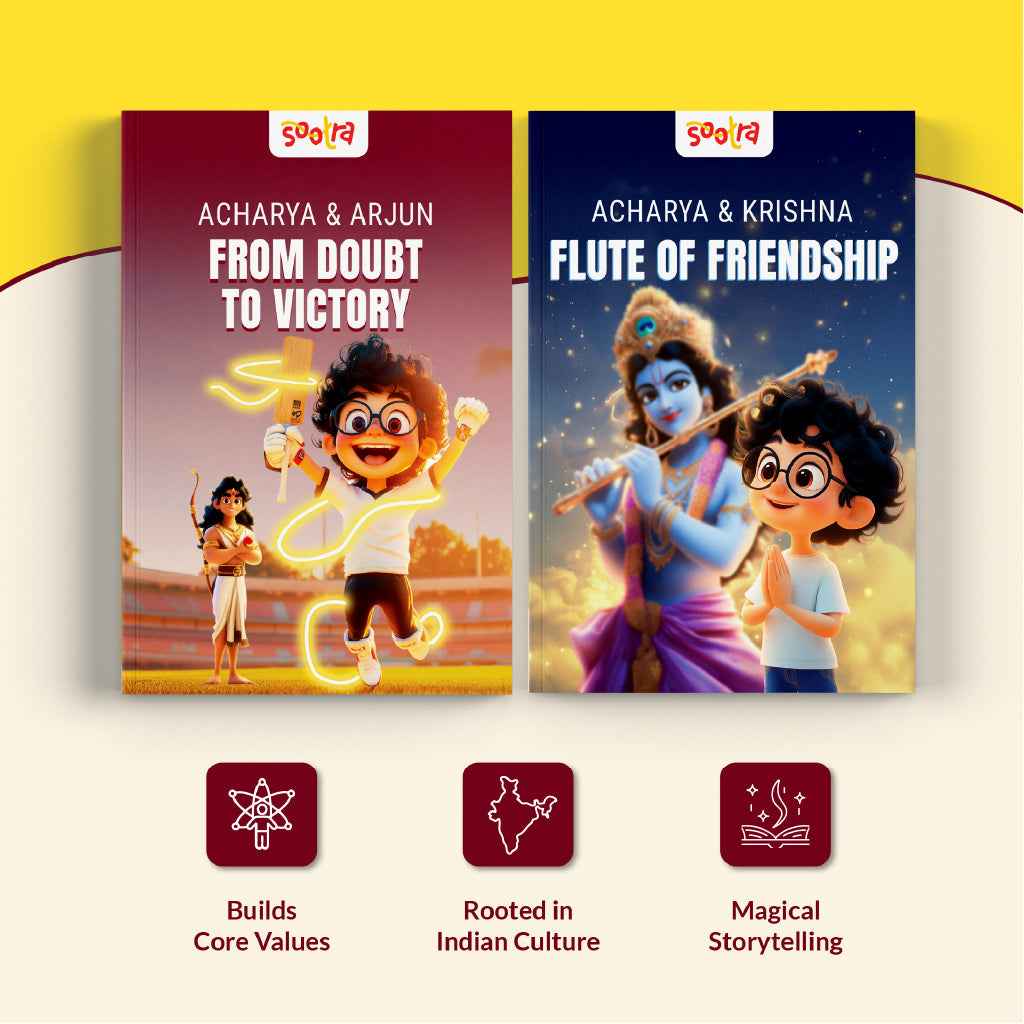 Acharya Krishna & Arjun Combo (2 Books Set) Sootra