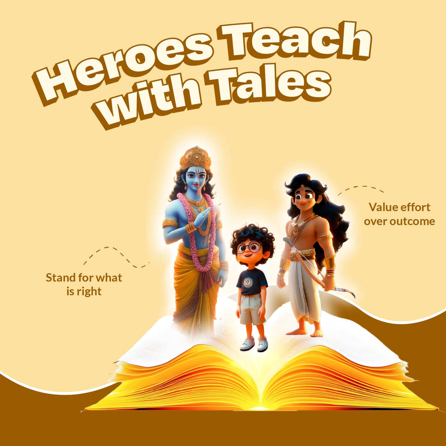 Acharya with Krishna & Arjun Combo
