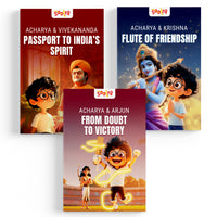 Acharya Vivekanand, Arjun & Krishna Combo (3 Books Set)