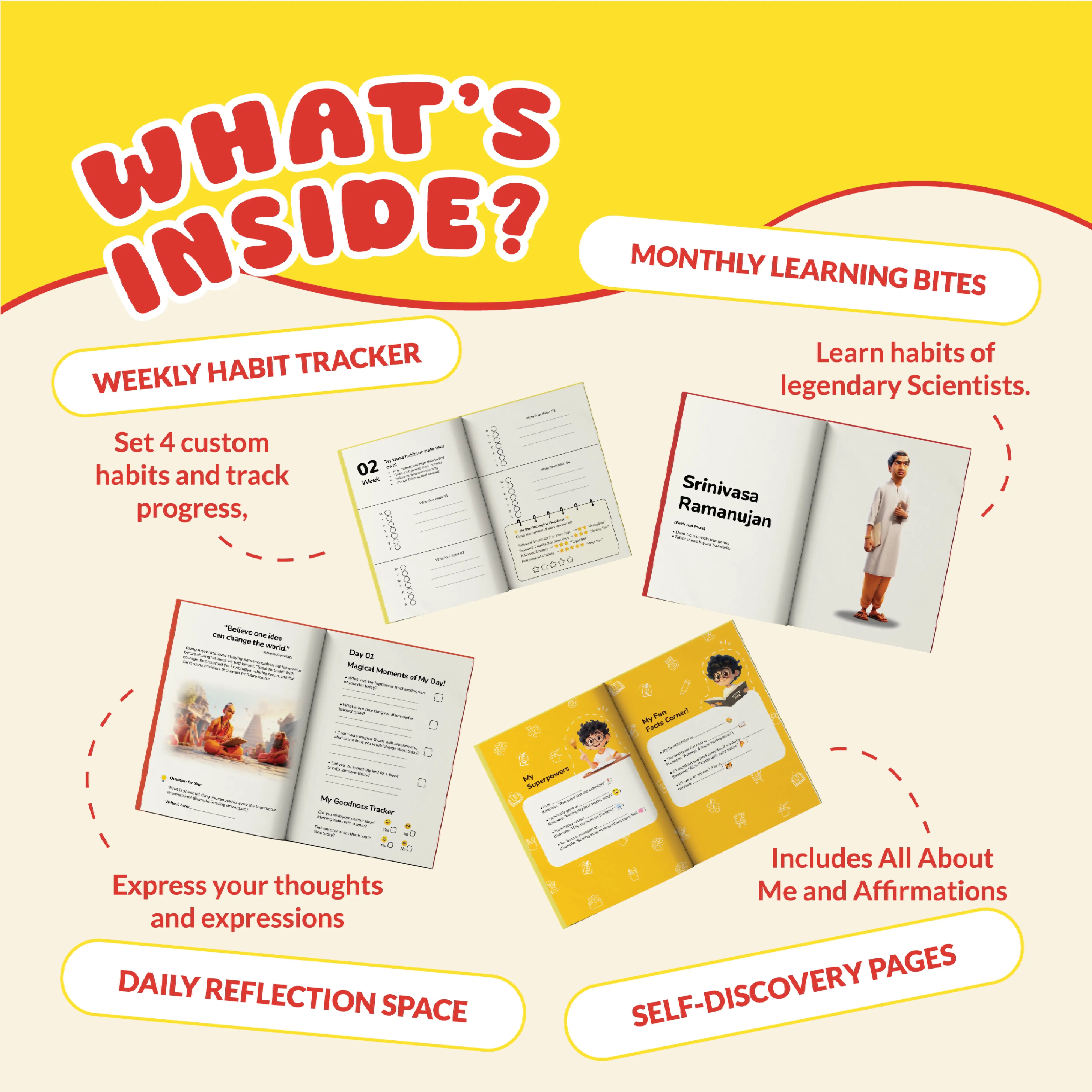 Scientist & King Habit Tracker Bundle( 2 pieces set)