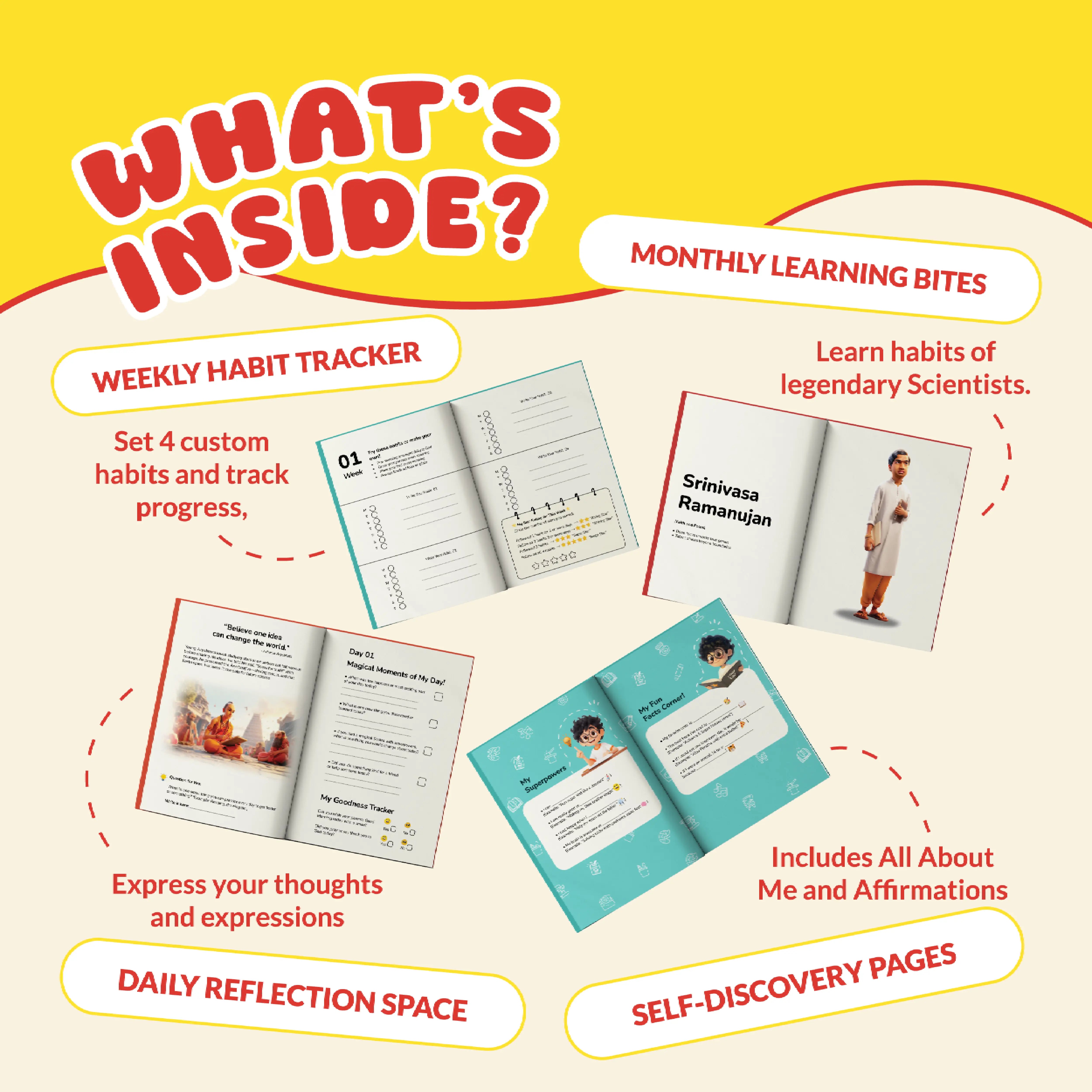 Scientist & Leaders Habit Tracker Bundle( 2 Piece set)