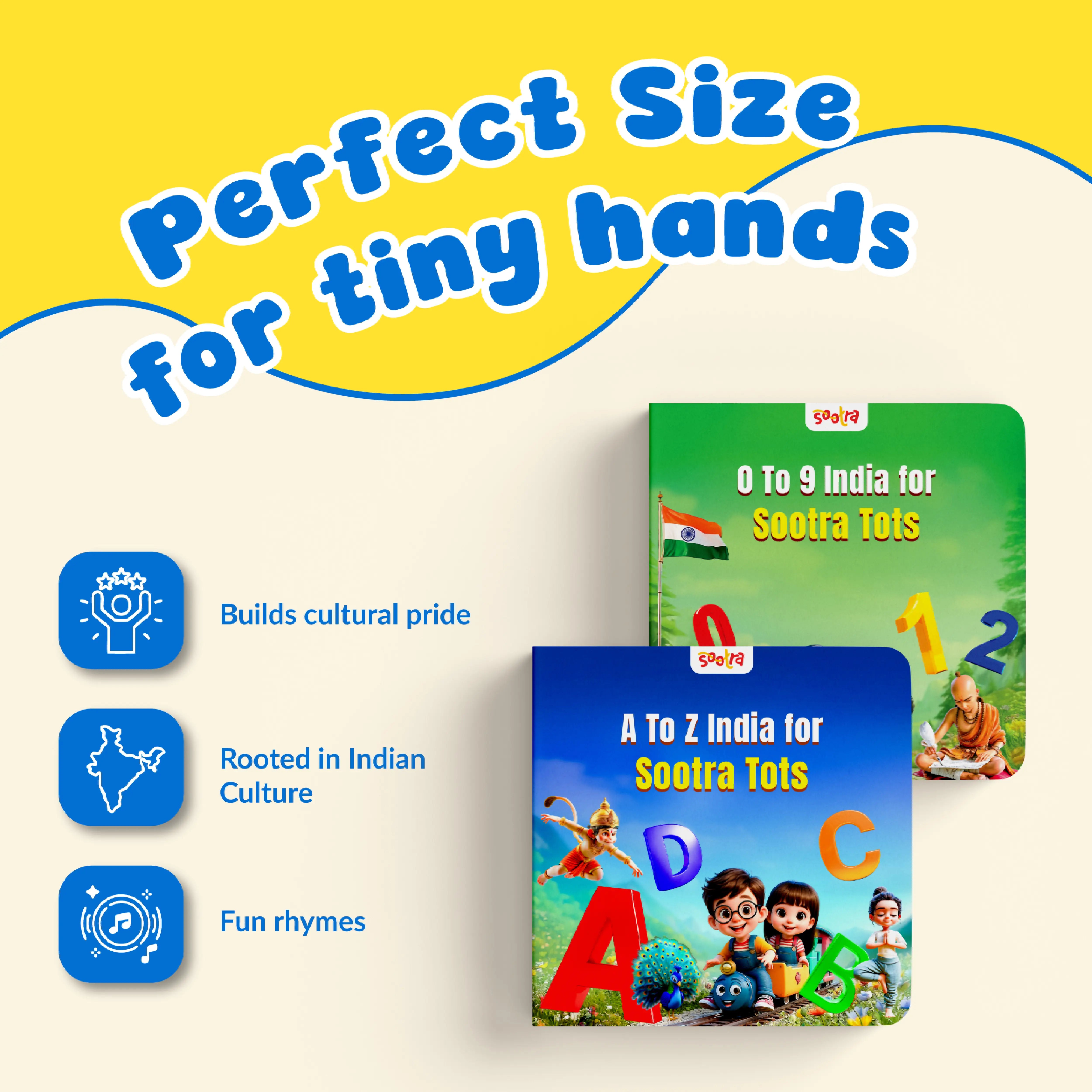 Early Learning Alphabets & Numbers Bundle for Sootra Tots( 2 books set)