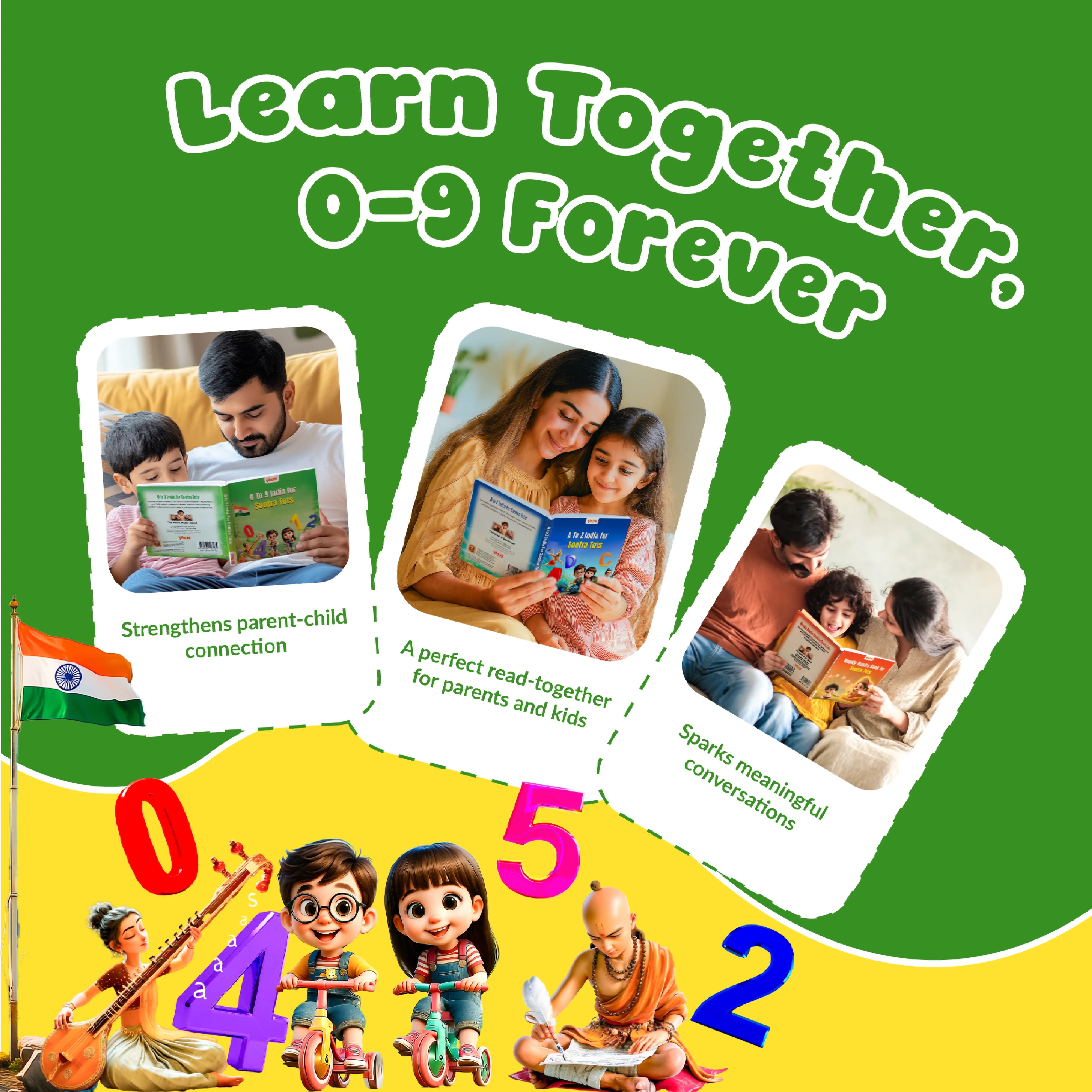 0 to 9 India for Sootra Tots
