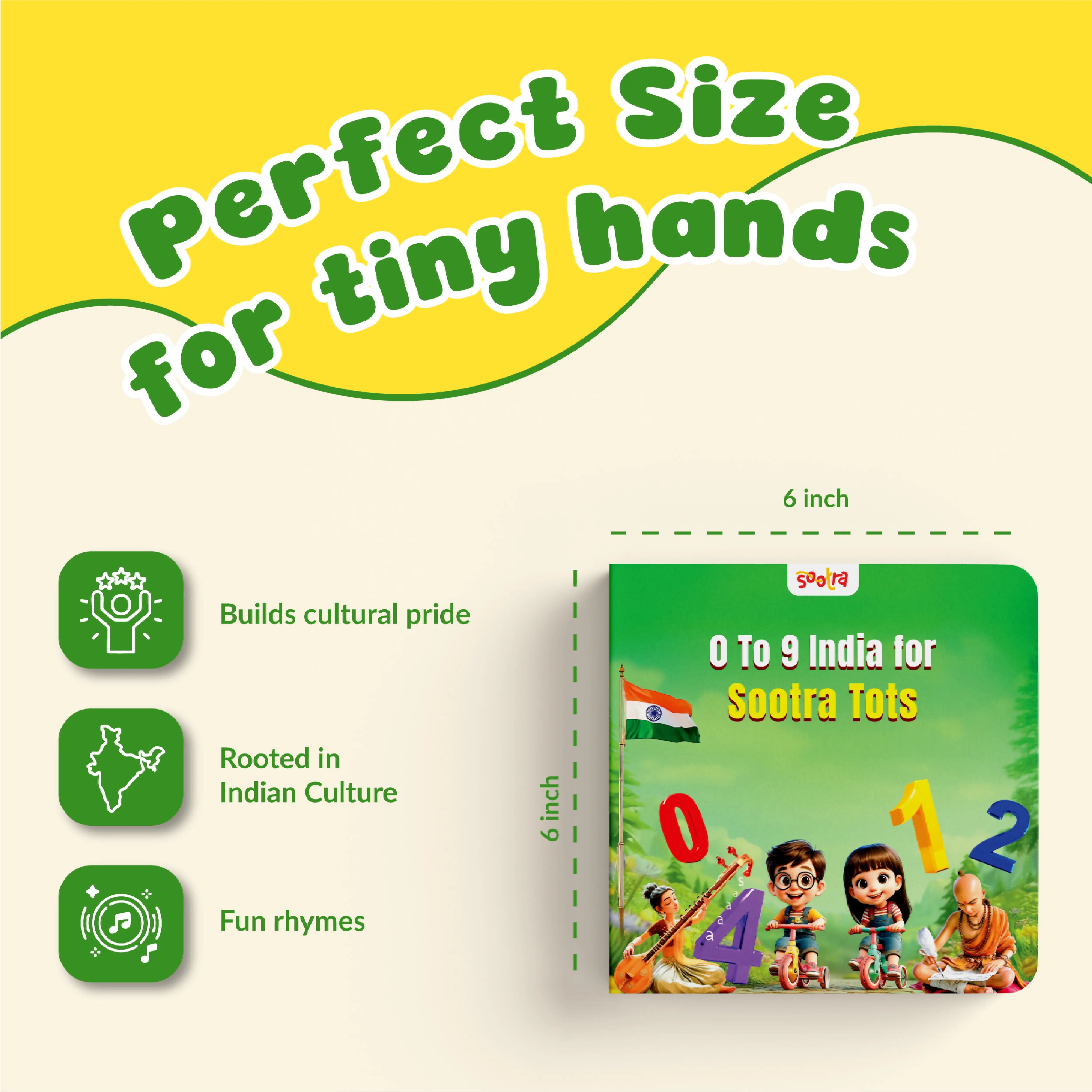 0 to 9 India for Sootra Tots