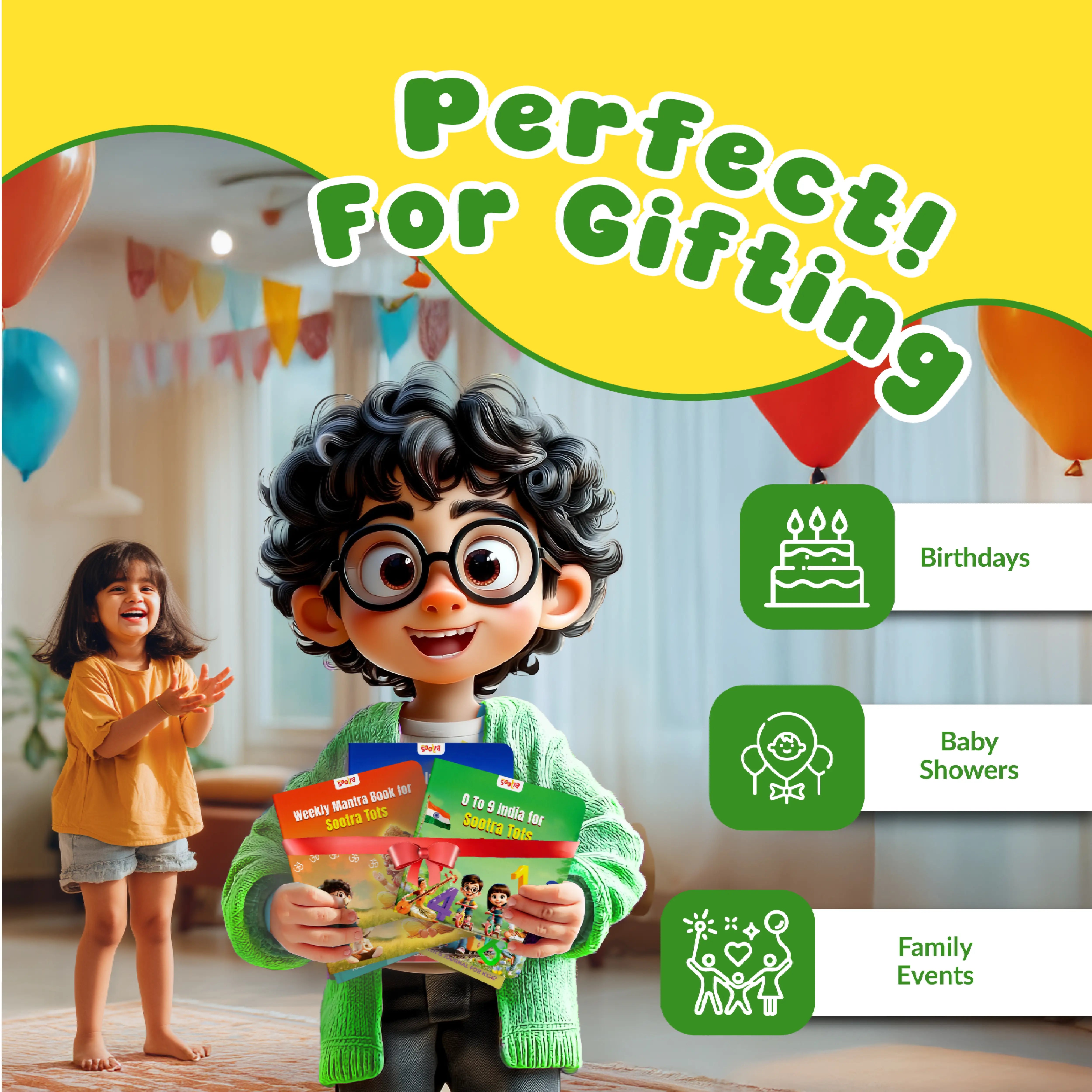 0 to 9 India for Sootra Tots