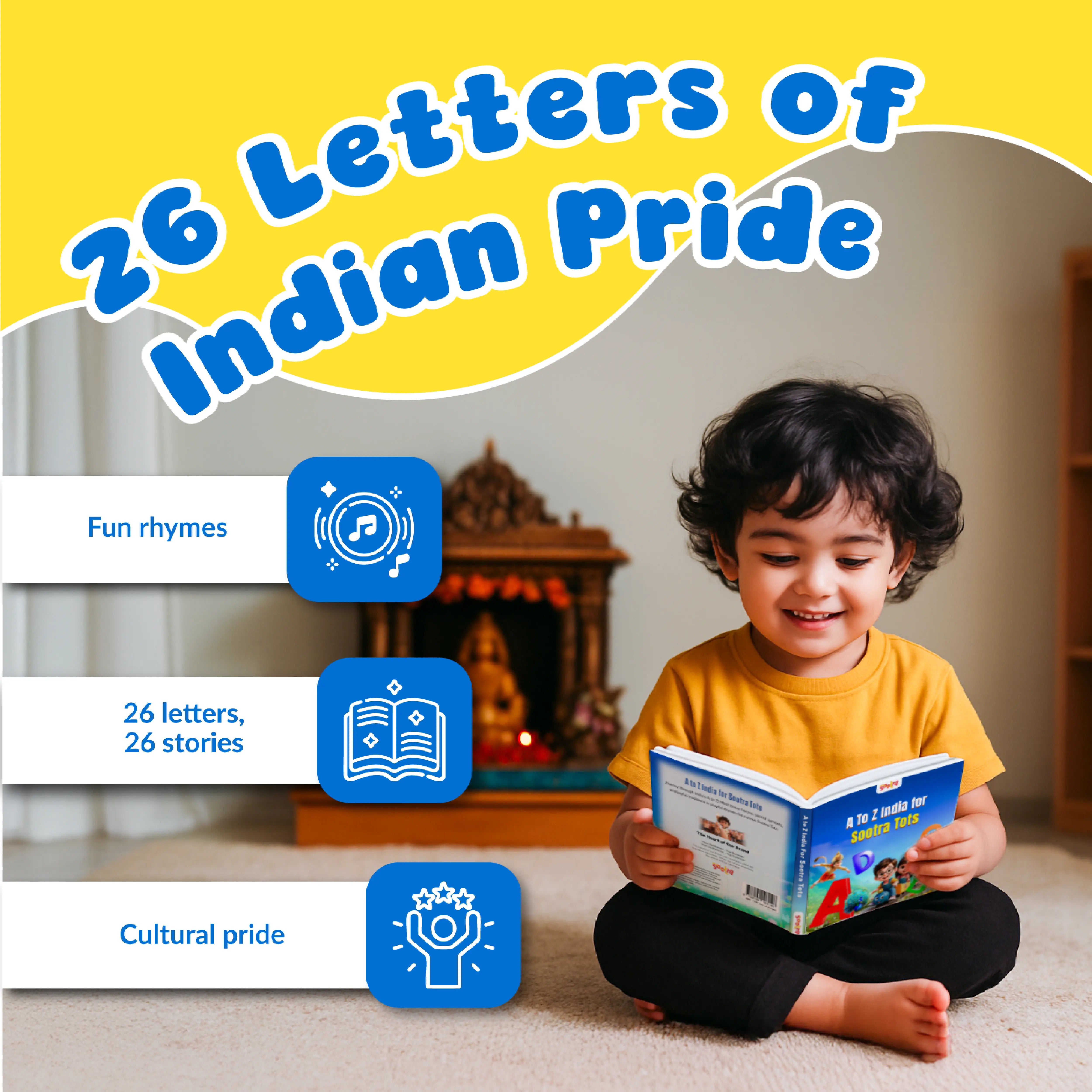 A to Z India for Sootra Tots