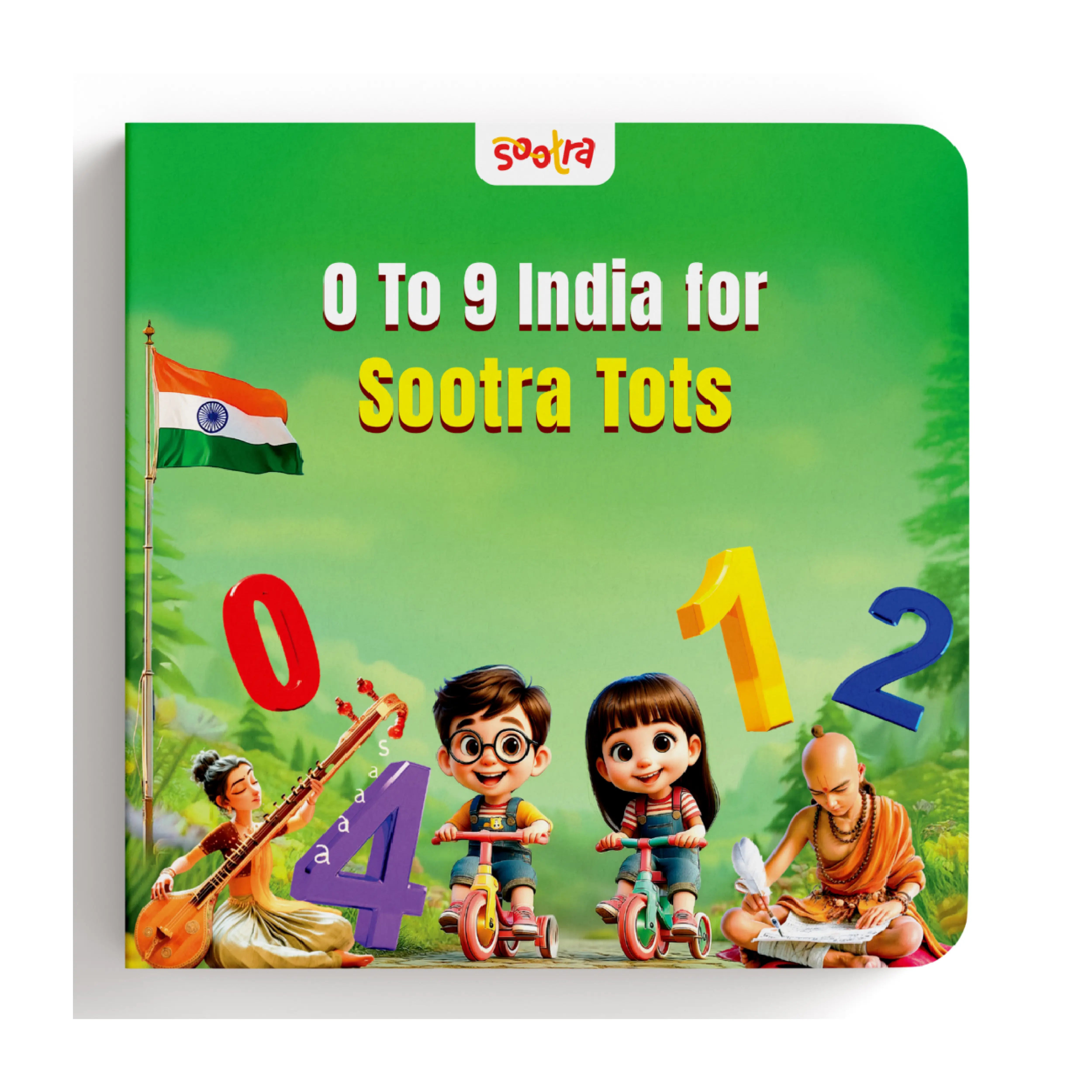 0 to 9 India for Sootra Tots