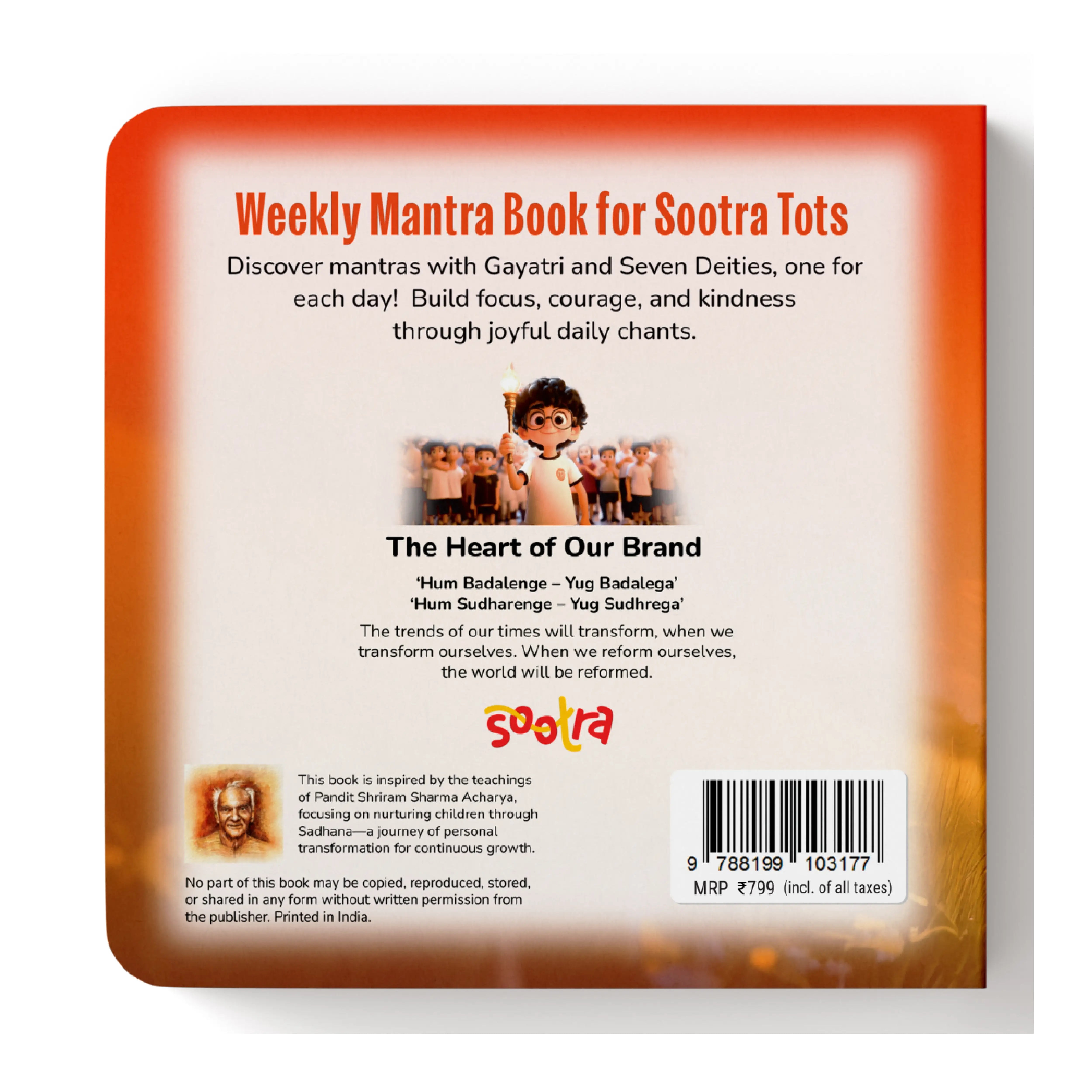 Weekly Mantra Book for Sootra Tots