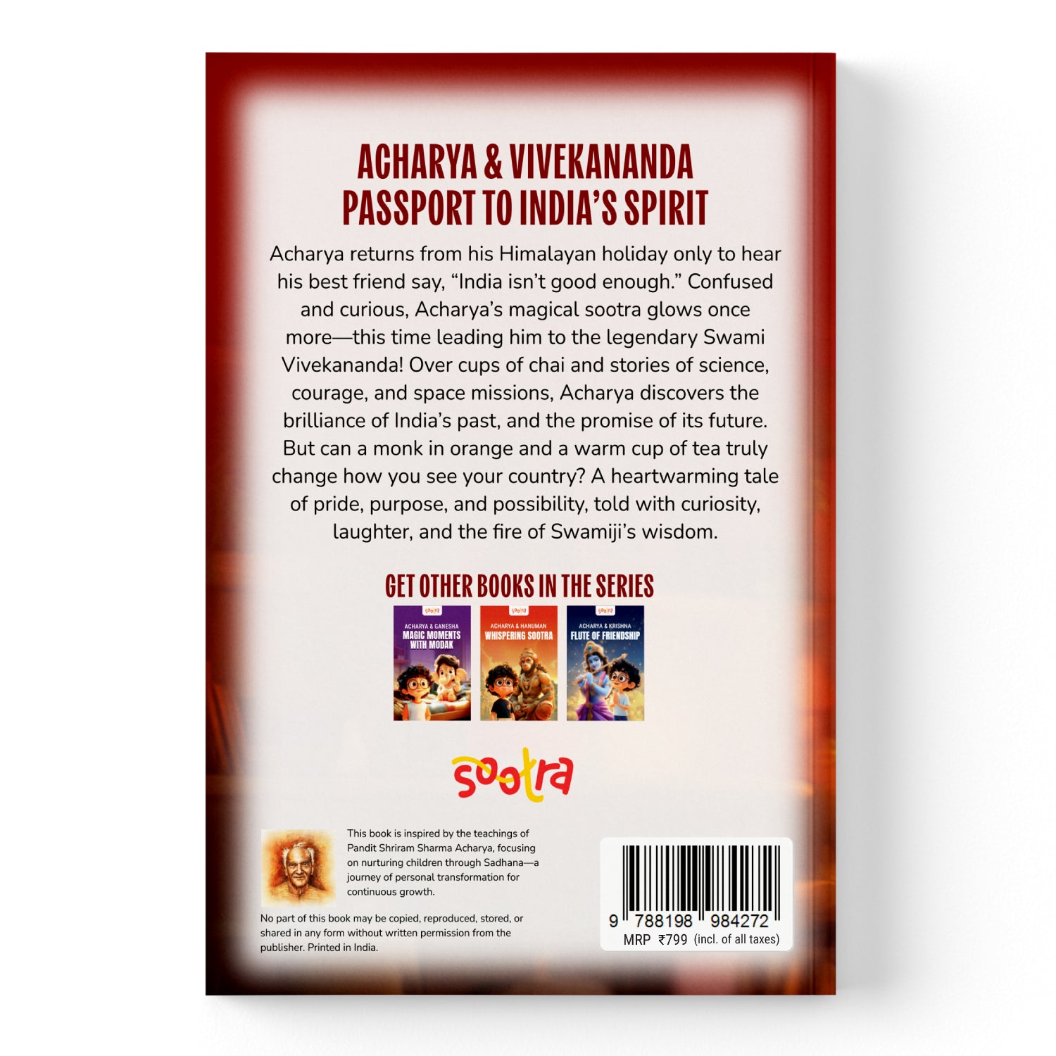 Acharya & Vivekananda: Passport to India’s Spirit