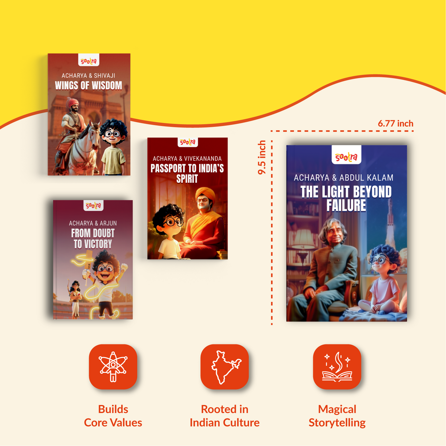 Acharya Series- Kalam, Arjun, Vivekanand, Shivaji