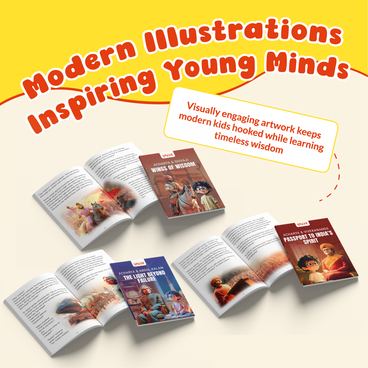 Acharya Series- Kalam, Arjun, Vivekanand, Shivaji