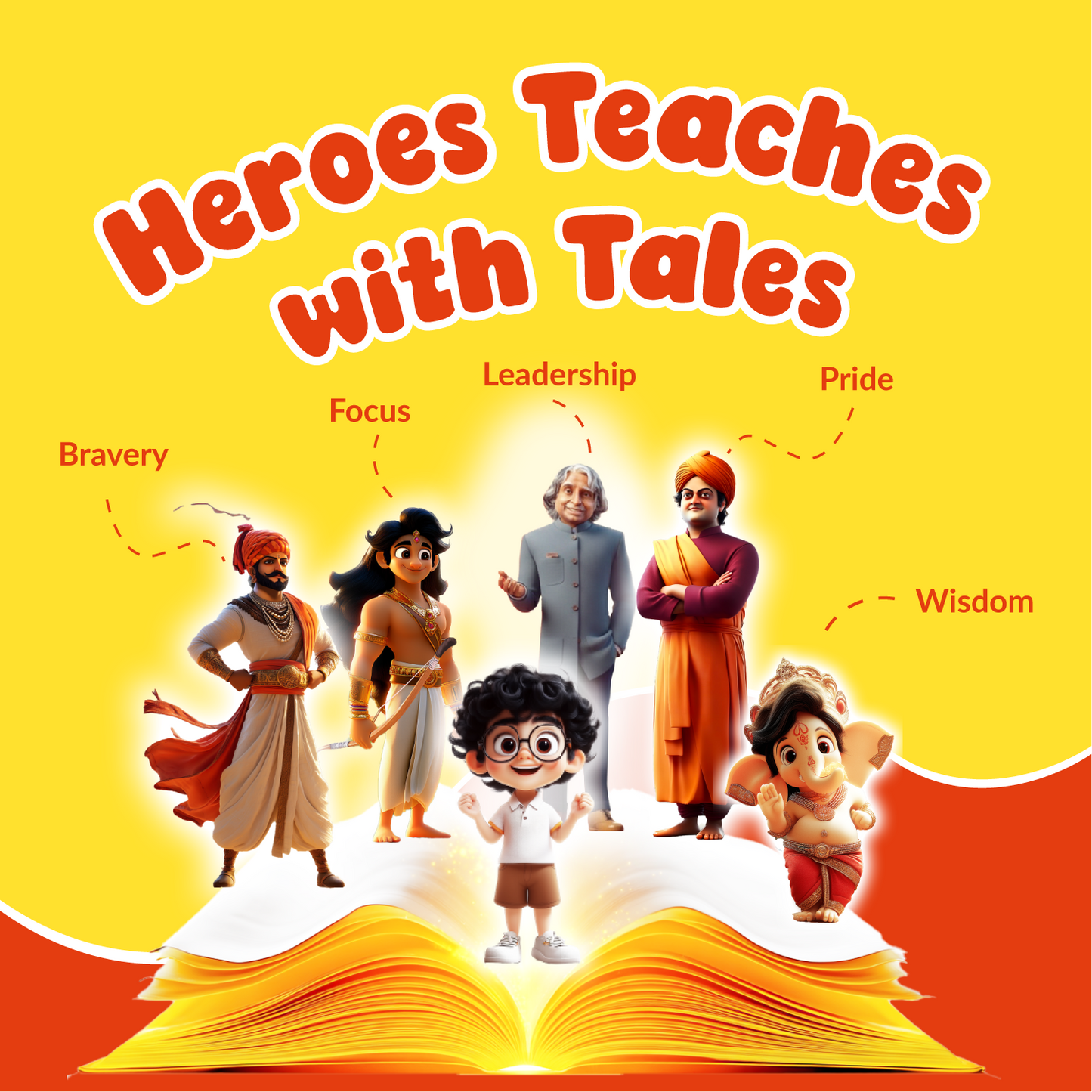 Acharya Series- Shivaji, Ganesha, Vivekanand, Kalam, Arjun