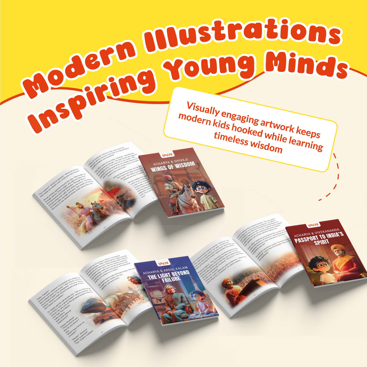 Acharya Series- Shivaji, Ganesha,Vivekanand, Arjun, Kalam, Gurunanak