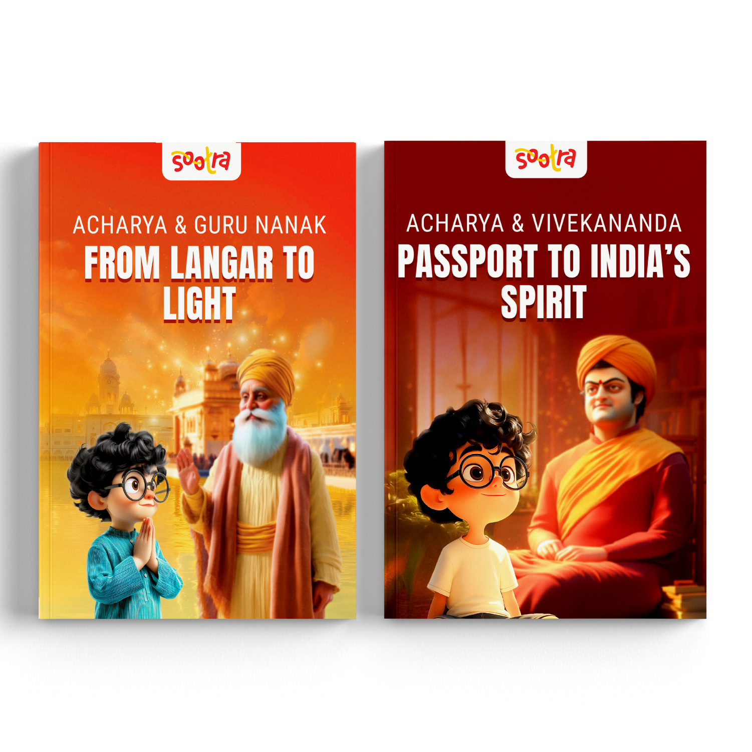 Acharya Vivekanand & GuruNanak Combo (2 Books Set)