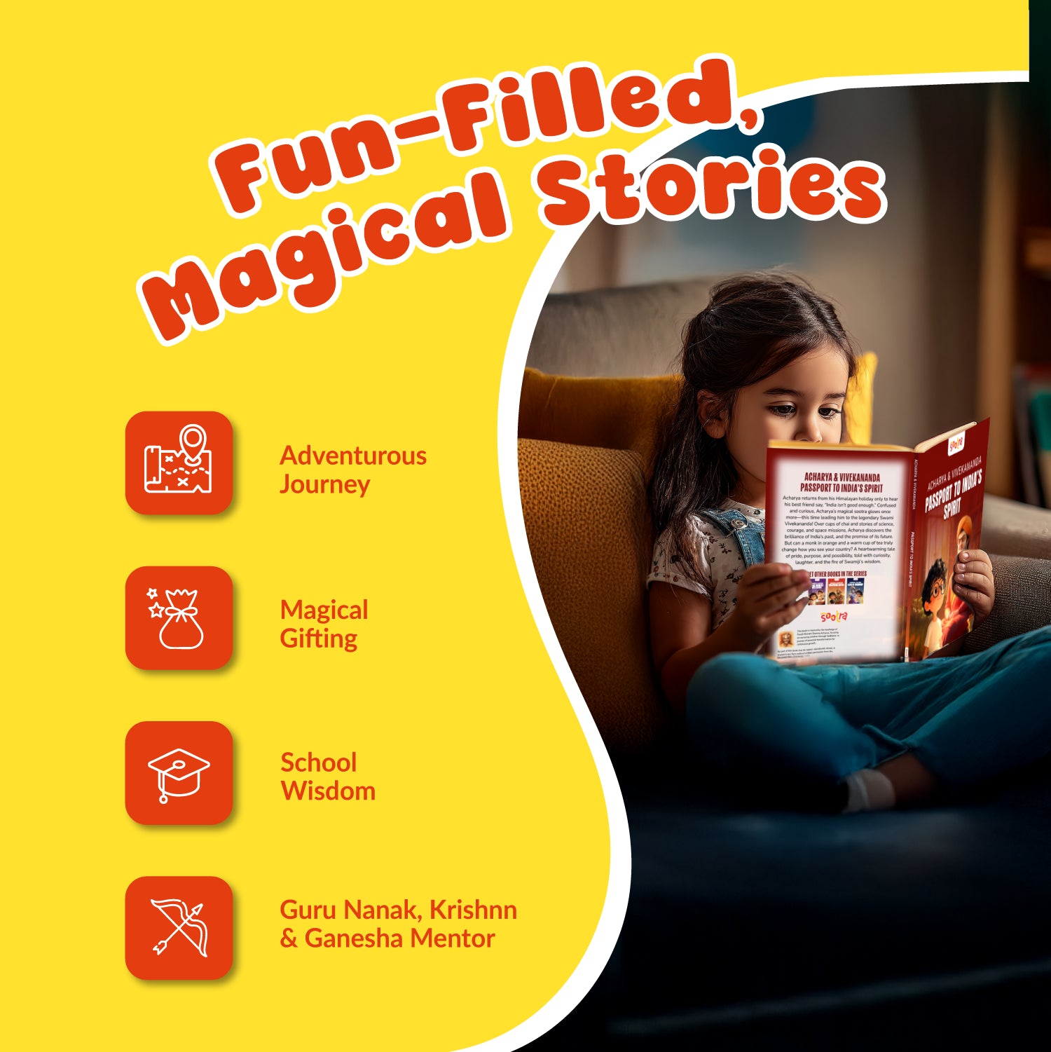 Acharya Vivekanand, Ganesha & Krishna Combo (3 Books Set)