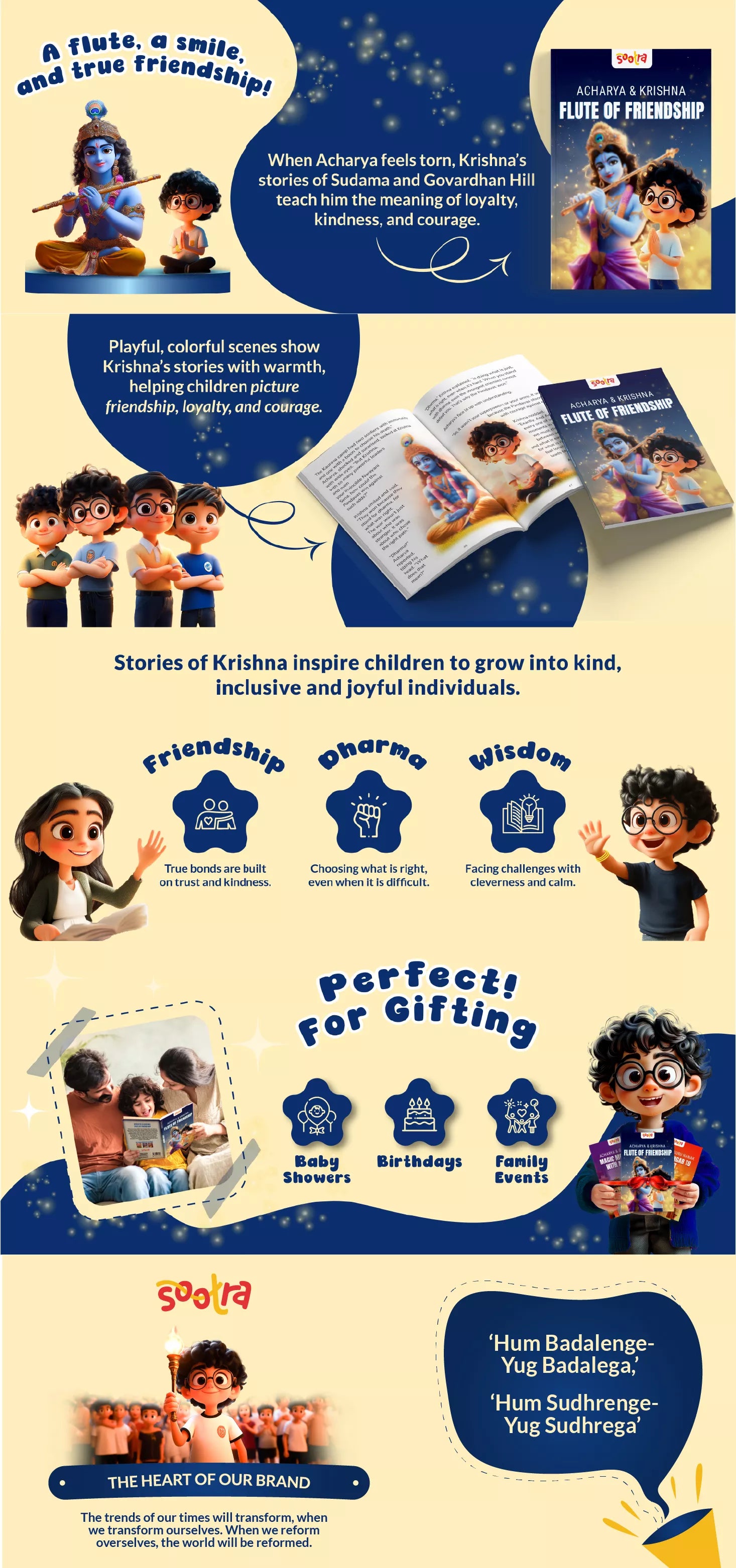 Acharya & Krishna - Flute of Friendship