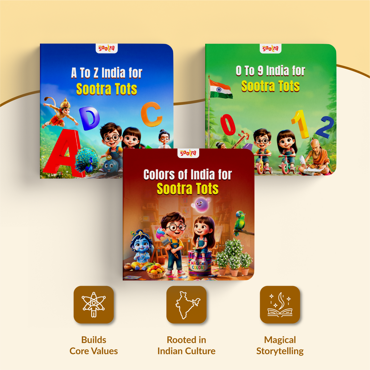 Colors, ABCs and 123s for Sootra Tots