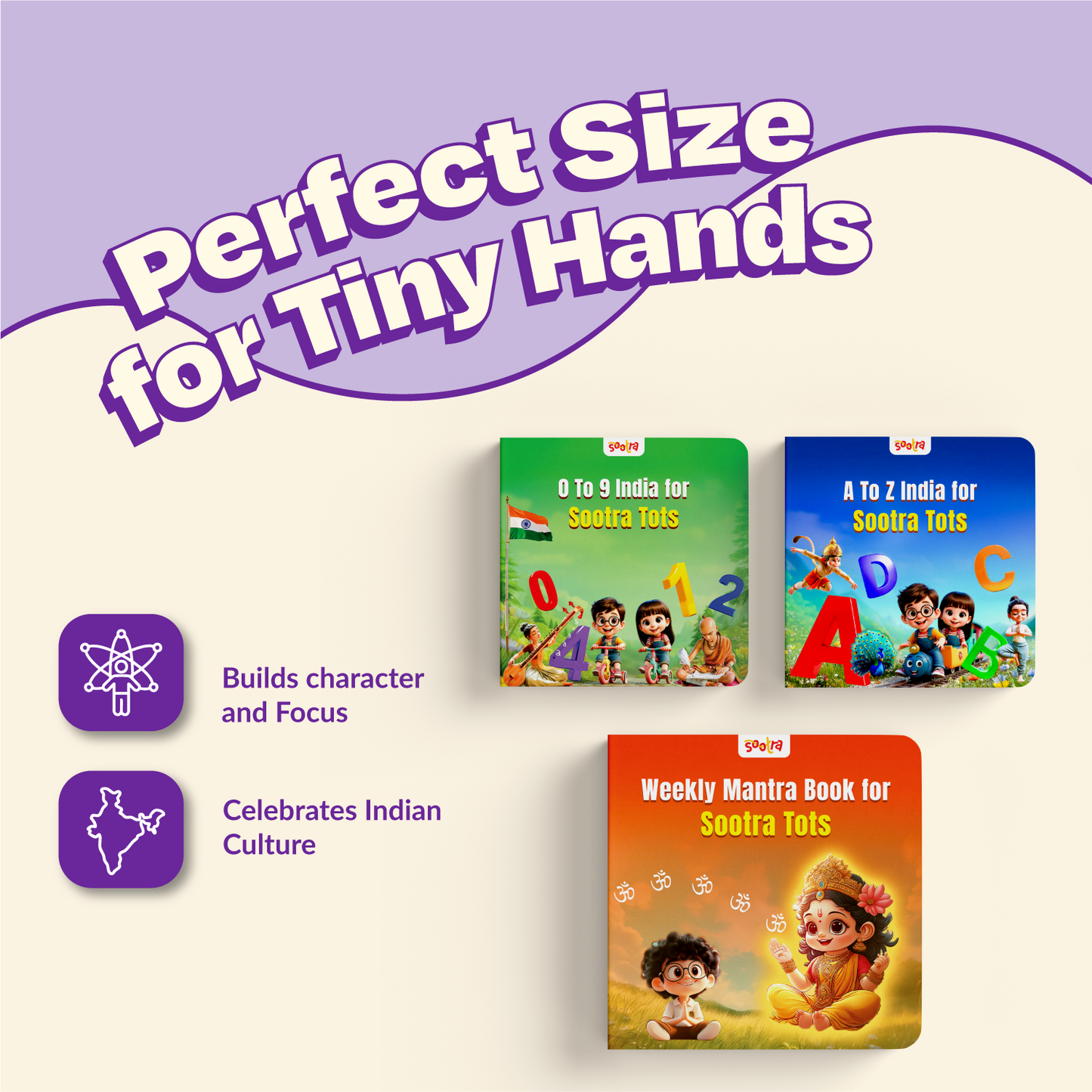 ABCs , 123s & Daily Mantras for Sootra Tots