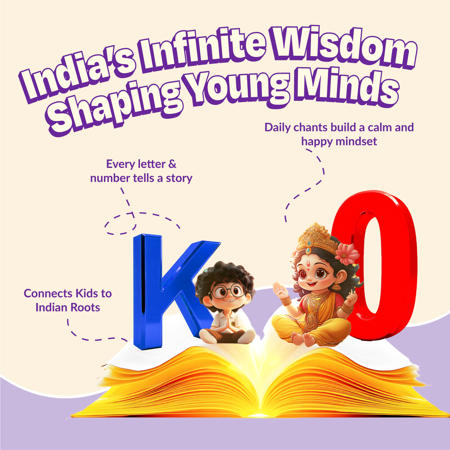 ABCs , 123s & Daily Mantras for Sootra Tots