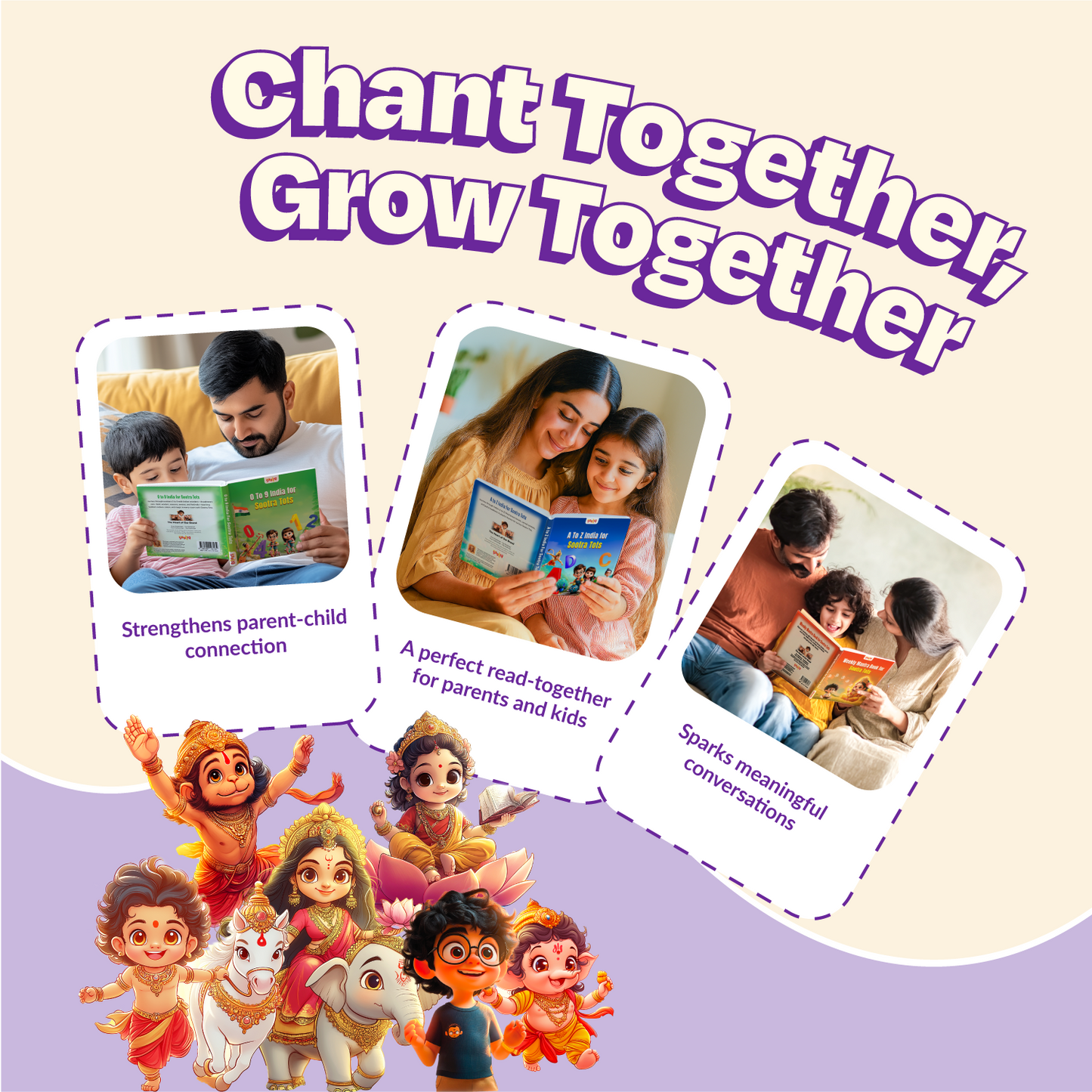 ABCs , 123s & Daily Mantras for Sootra Tots