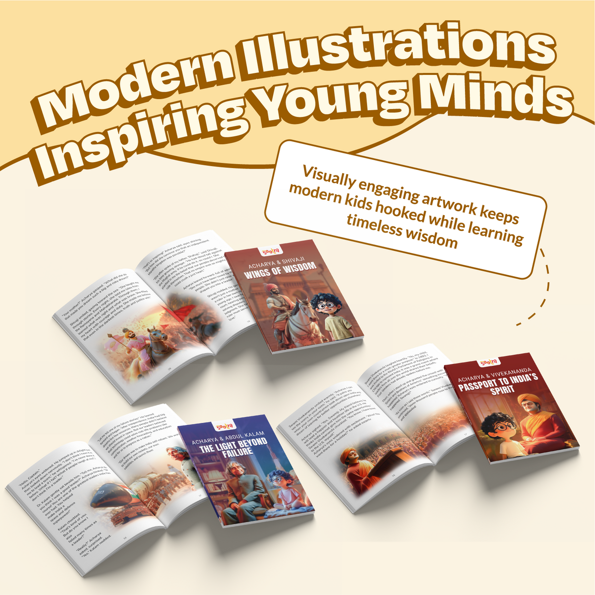 Acharya Series- Kalam, Arjun, Vivekanand, Shivaji