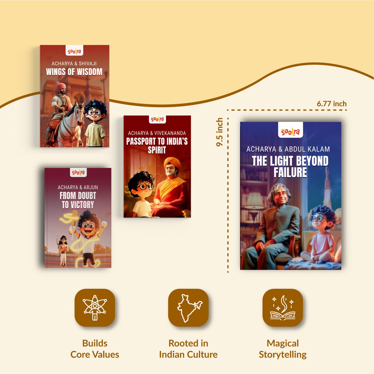 Acharya Series- Kalam, Arjun, Vivekanand, Shivaji