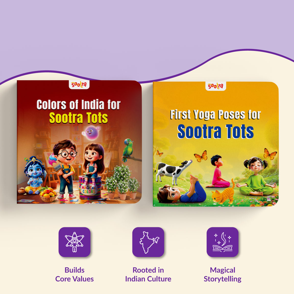 Colors & First Yoga Poses for Sootra Tots