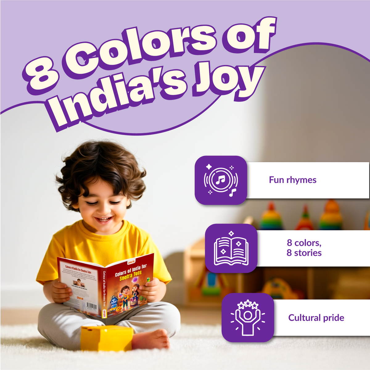 Colors & First Yoga Poses for Sootra Tots