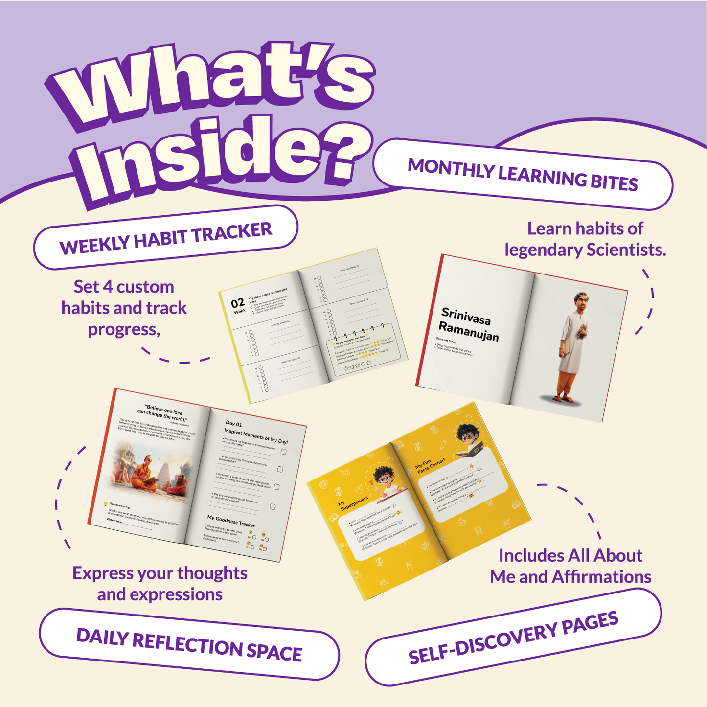 Habit Tracker & Journal Kings & Scientists Combo