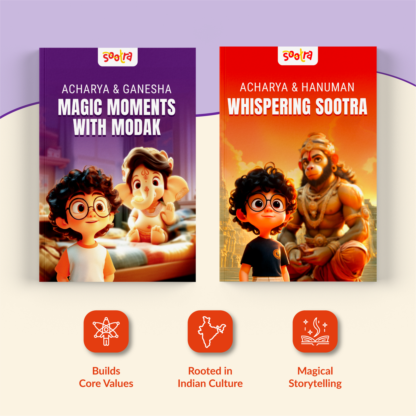 Acharya with Hanuman & Ganesha Combo