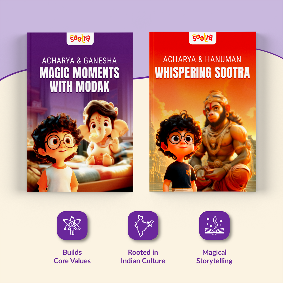 Acharya with Hanuman & Ganesha Combo