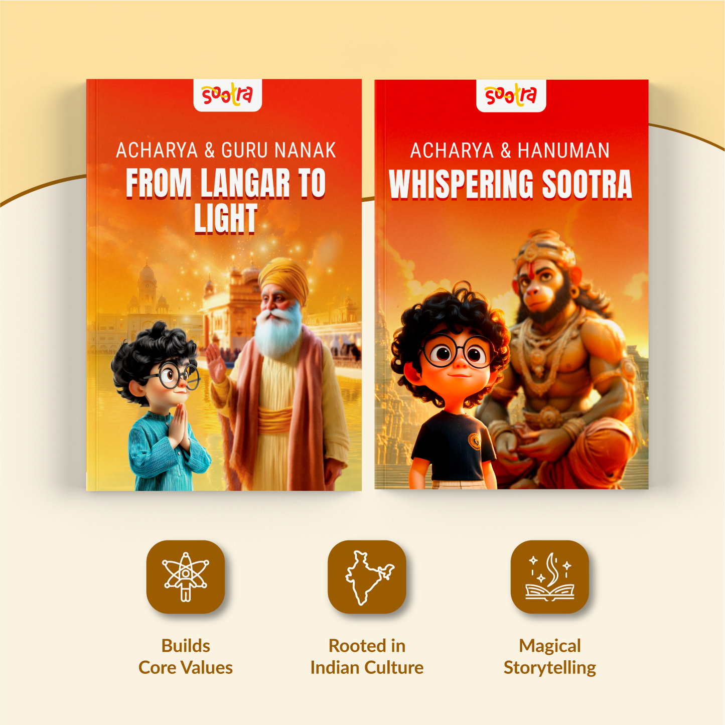 Acharya with Hanuman & Guru Nanak Combo