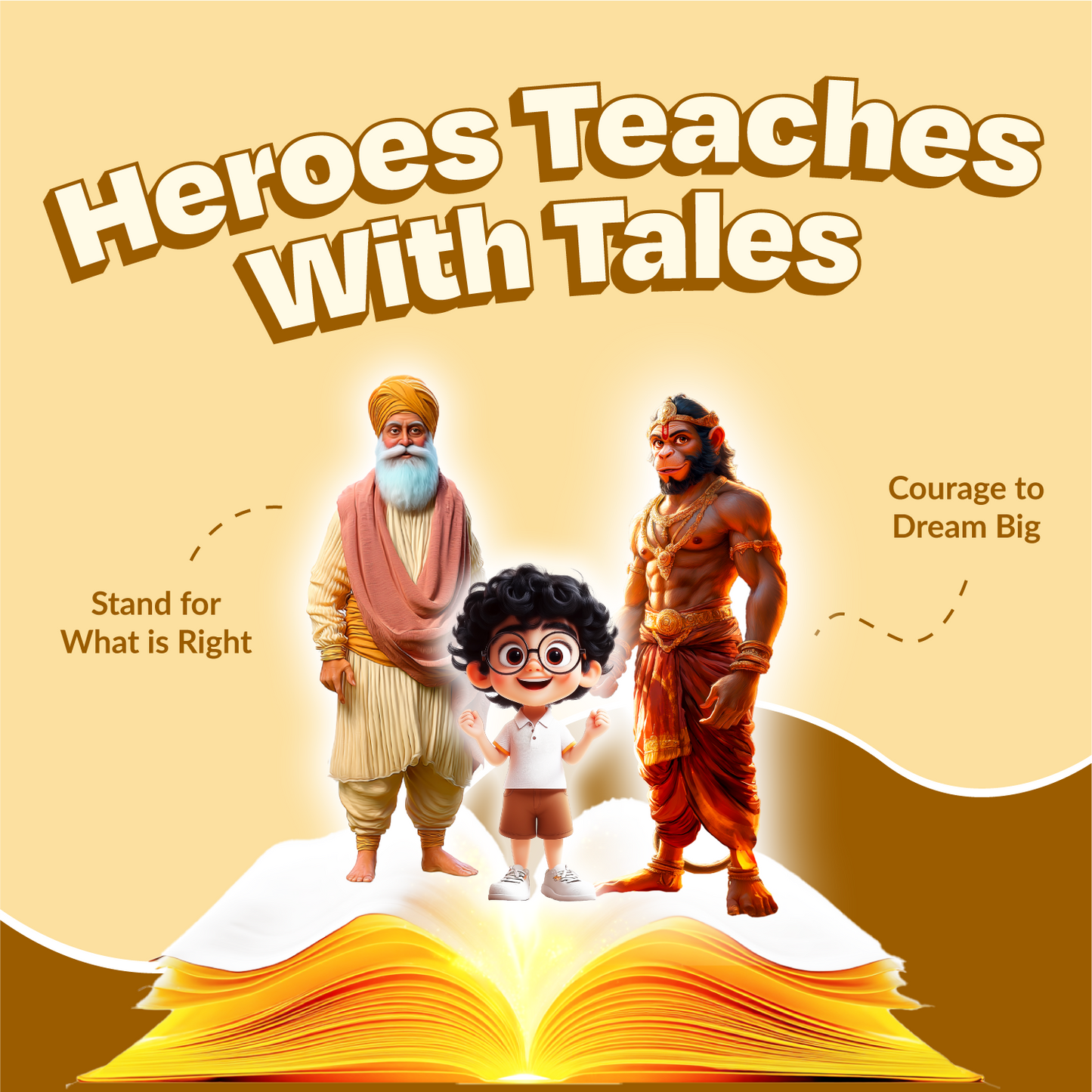 Acharya with Hanuman & Guru Nanak Combo
