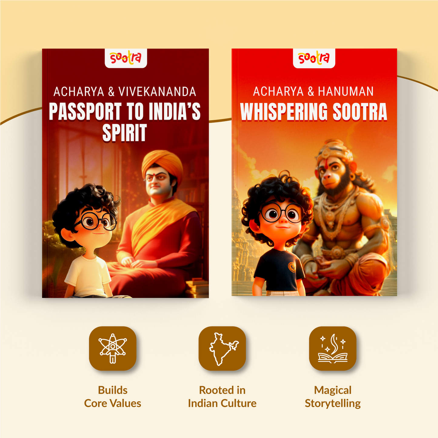 Acharya with Hanuman & Vivekanand Combo