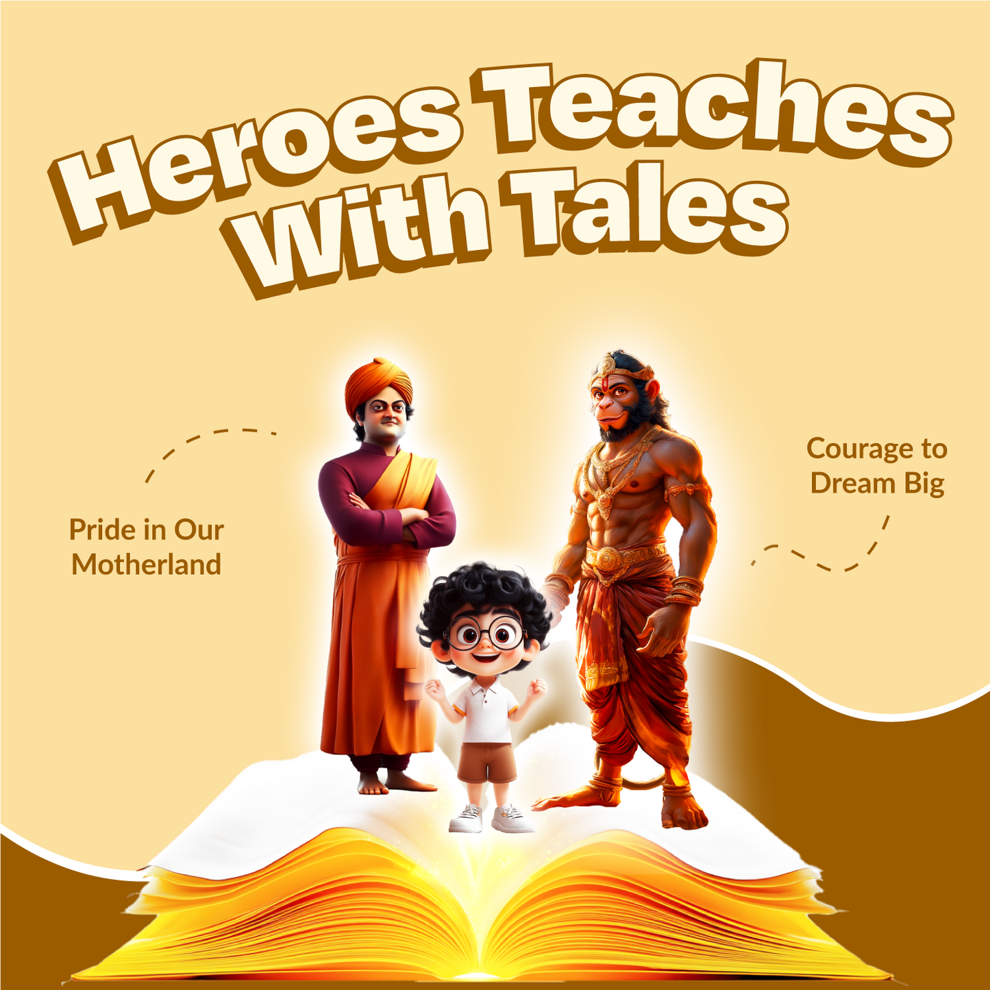 Acharya with Hanuman & Vivekanand Combo