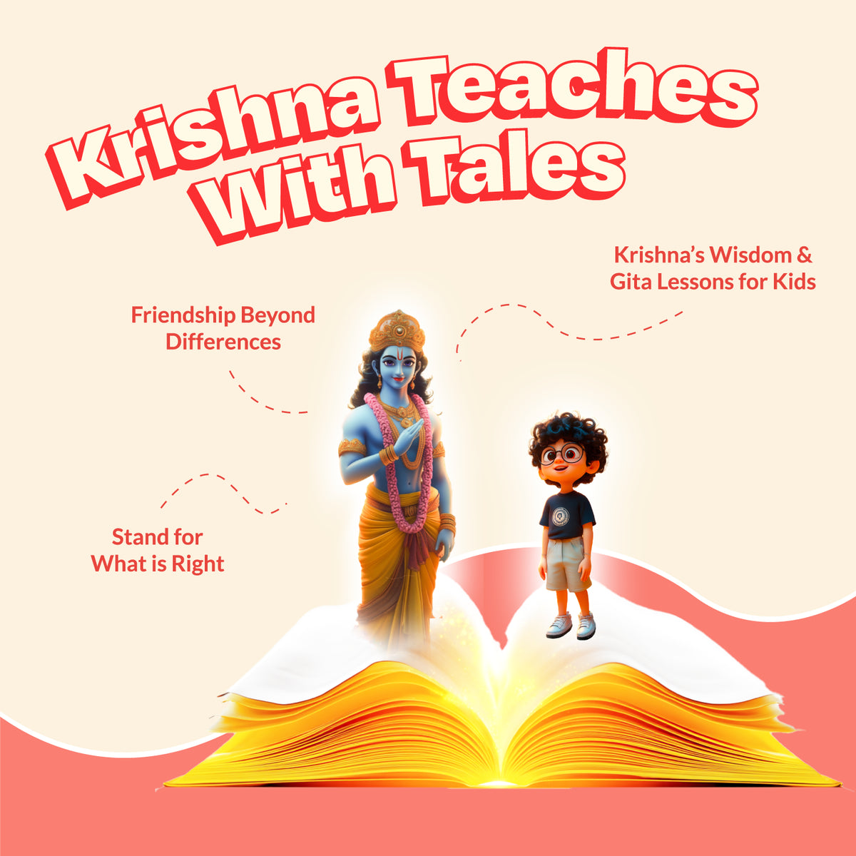 Acharya & Krishna-Flute of Friendship