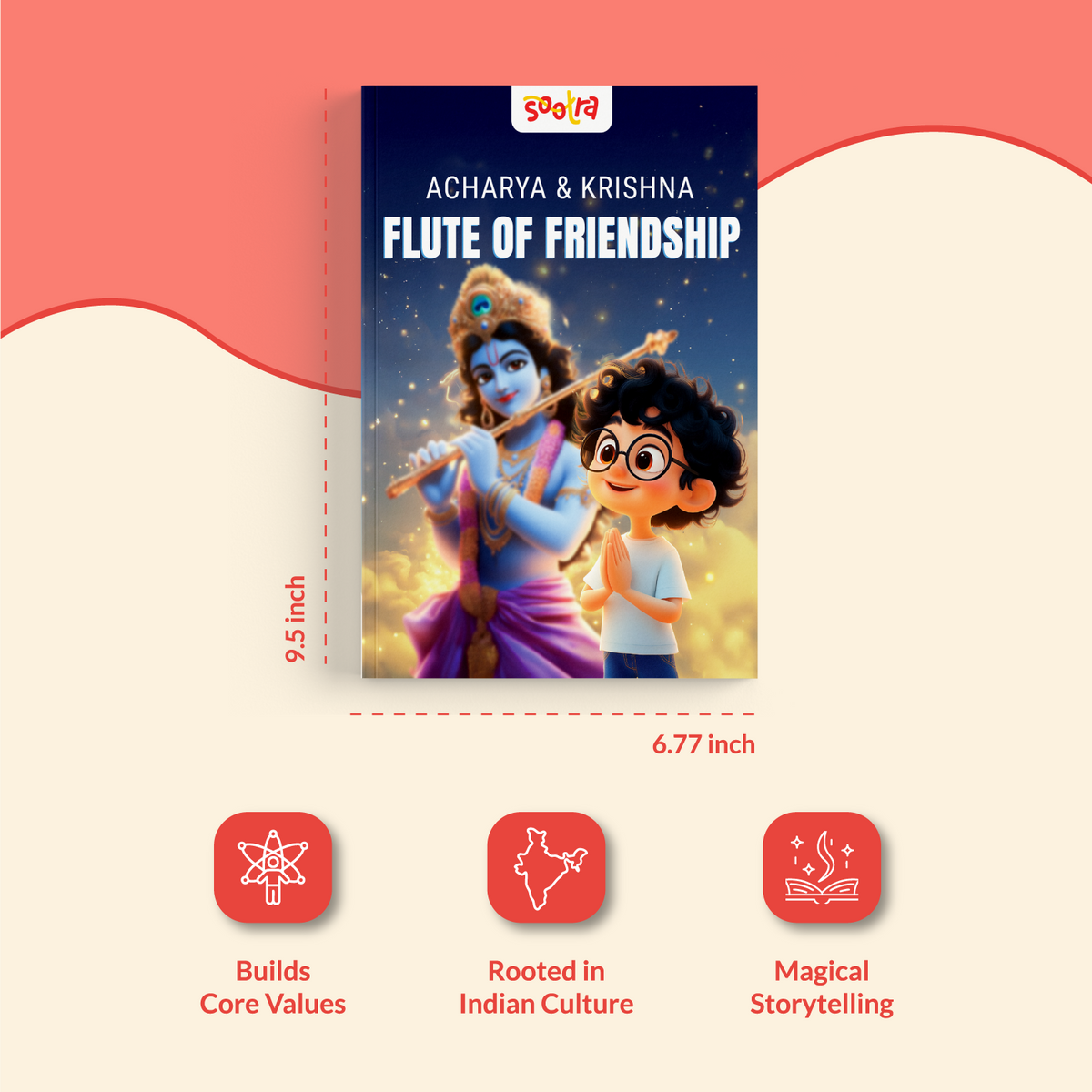 Acharya & Krishna-Flute of Friendship