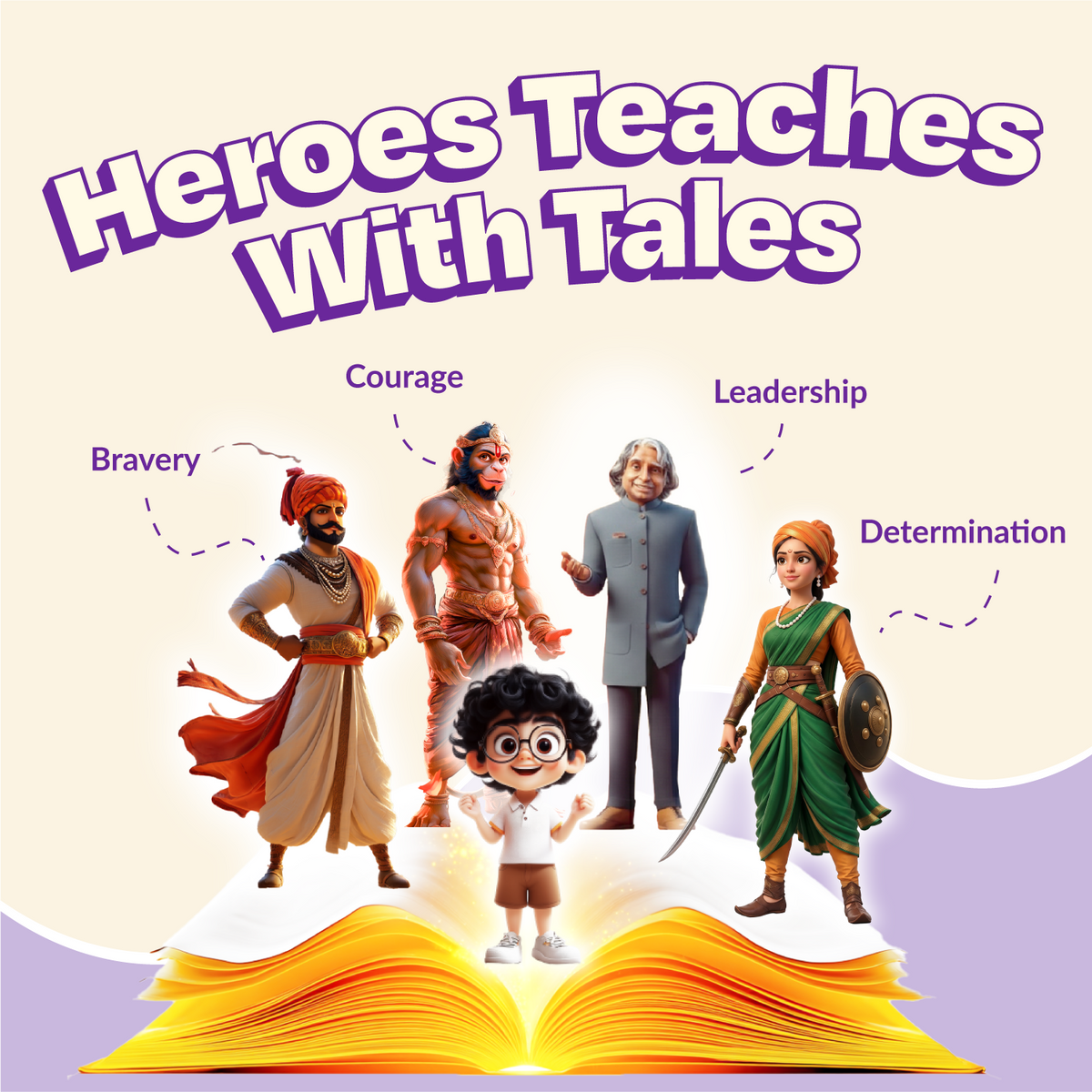 Acharya Series- Queens of India, Abdul Kalam, Hanuman, Shivaji